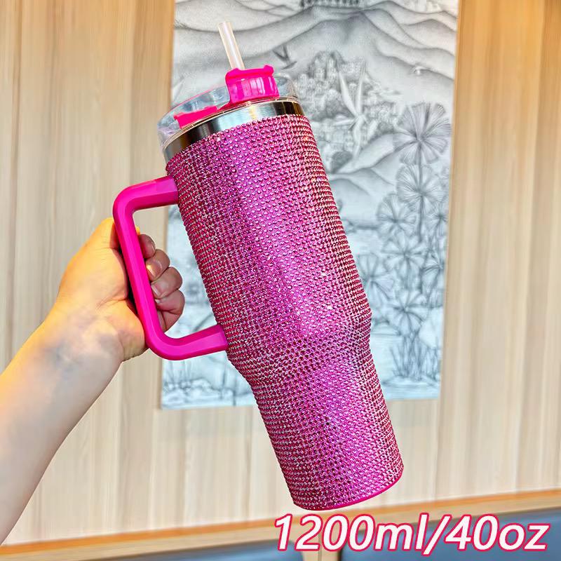 1200ml Rhinestone-Embellished Thermos Mug 🇬🇧