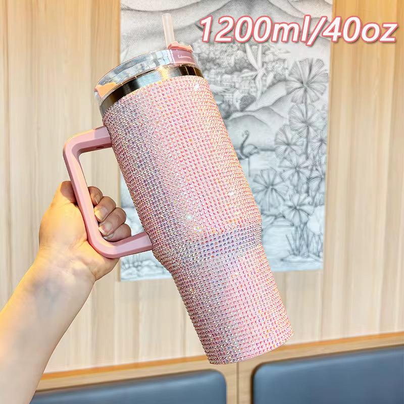 1200ml Rhinestone-Embellished Thermos Mug 🇬🇧