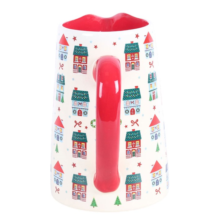 Christmas Street Print Ceramic Flower Jug 🇬🇧