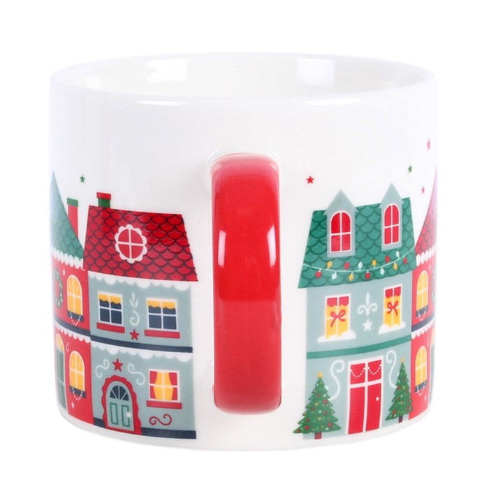 Christmas Street Print Mug 🇬🇧
