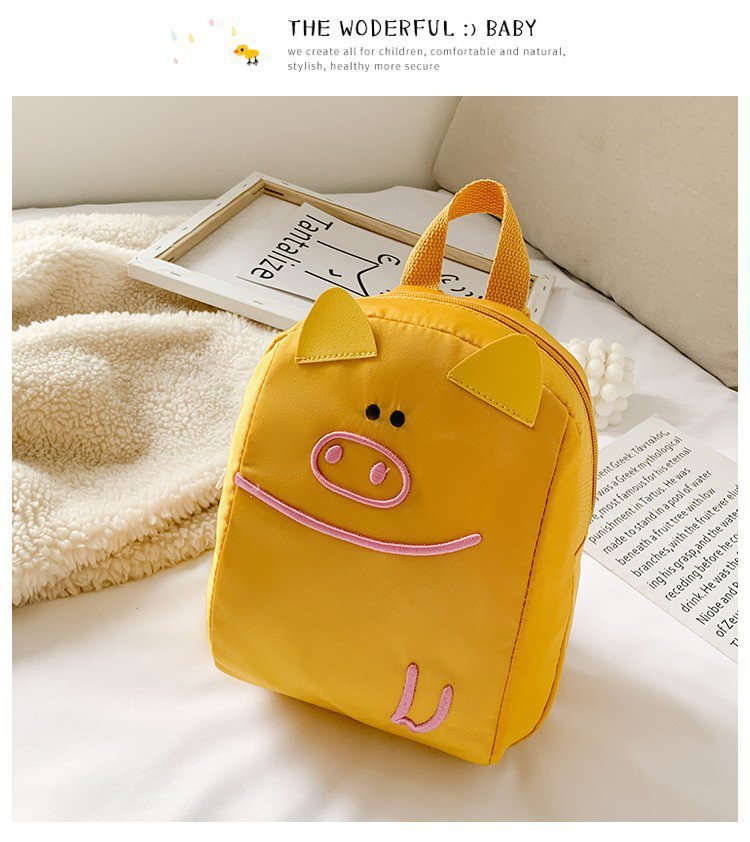 Cartoon Shoulder Nylon Cloth Children's Leisure School Bag 🇨🇳