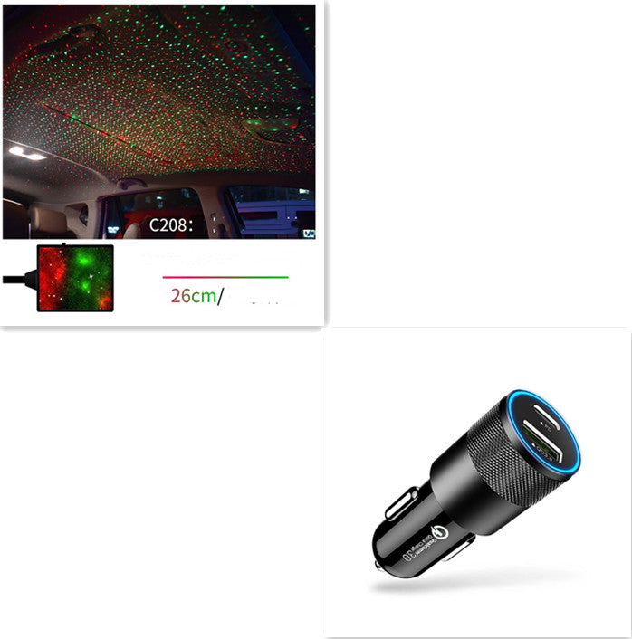 Star Light Projector Party Lights USB LED Light Interior Lighting LED Interior Car Lights Starry Sky Galaxy Night Lights 🇨🇳