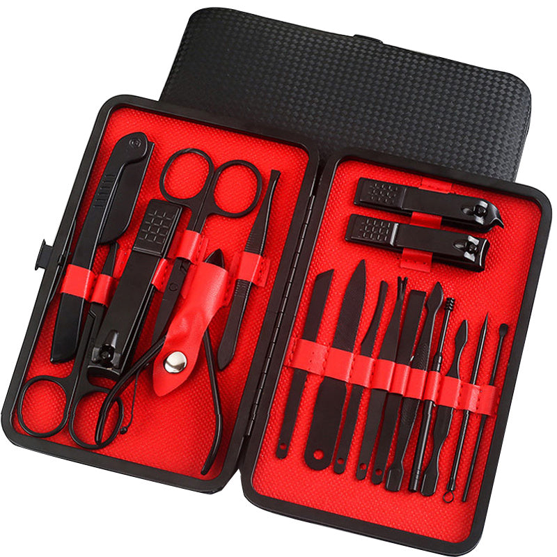 Professional Scissors Nail Clippers Set Ear Spoon Dead Skin Pliers Nail Cutting Pliers Pedicure Knife Nail Groove Trimmers 🇨🇳