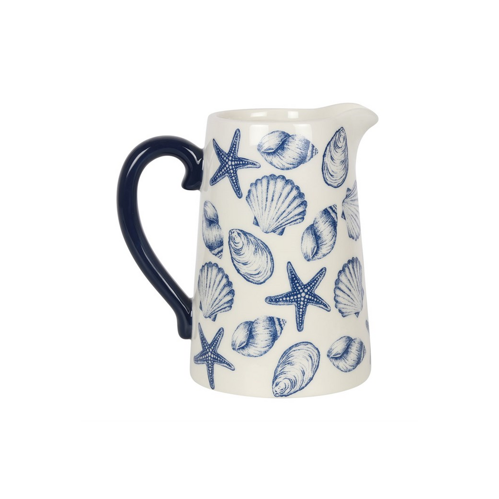 17cm Seashell Ceramic Flower Jug 🇬🇧