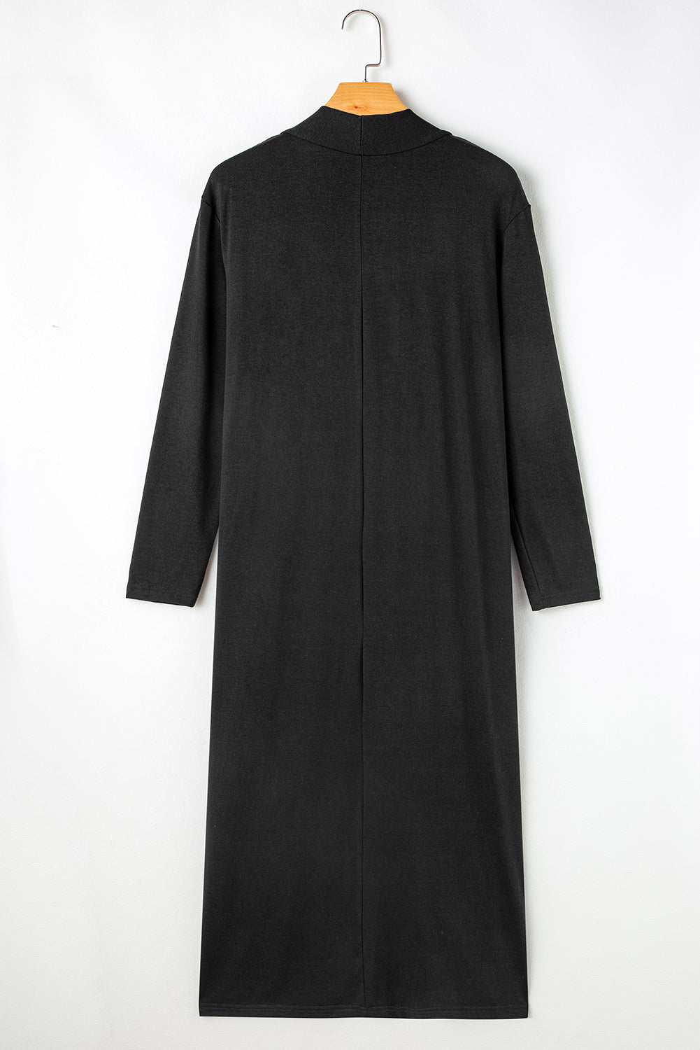Black Split Long Cardigan and Skinny Pants Lounge Set 🇺🇲