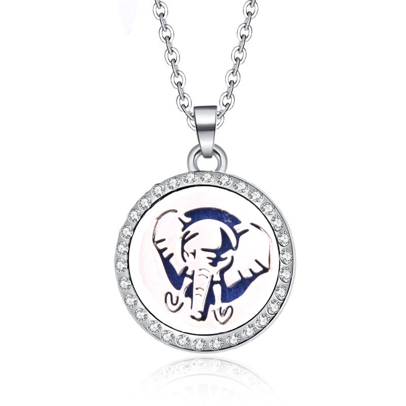Women's Aromatherapy Oil Round Necklace 🇨🇳