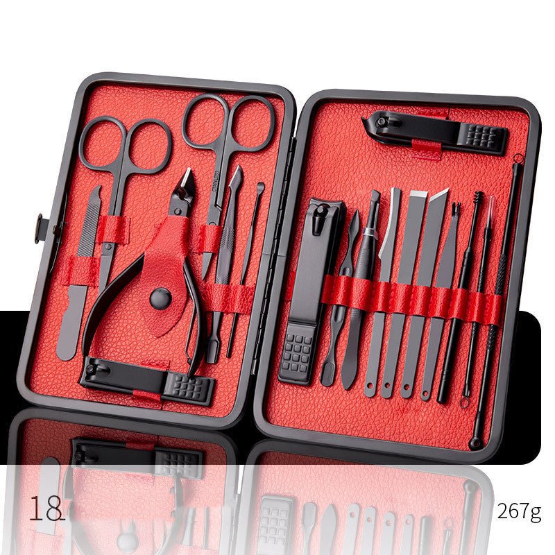 Professional Scissors Nail Clippers Set Ear Spoon Dead Skin Pliers Nail Cutting Pliers Pedicure Knife Nail Groove Trimmers 🇨🇳