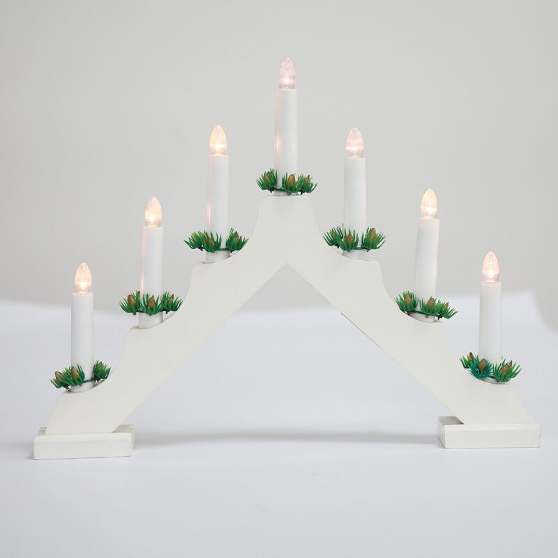 Christmas Window Decorations Wooden Candlesticks 🇨🇳