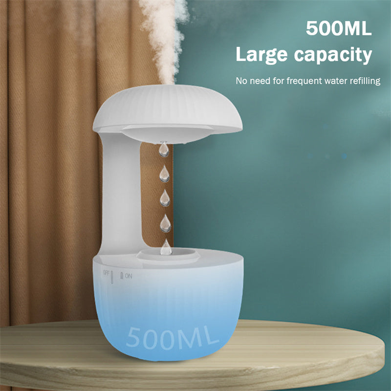 Anti-gravity Air Humidifier Mute Countercurrent Humidifier Levitating Water Drops Cool Mist Maker Fogger Relieve Fatigue 🇨🇳