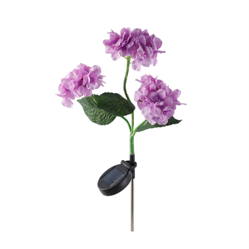 Solar Hydrangea Lights Floor Outlet Outdoor Garden Decorative Lights 🇨🇳