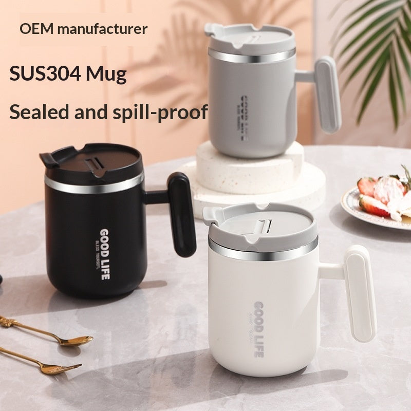Double-layer Insulated Thermal Lid Coffee Mug 🇨🇳
