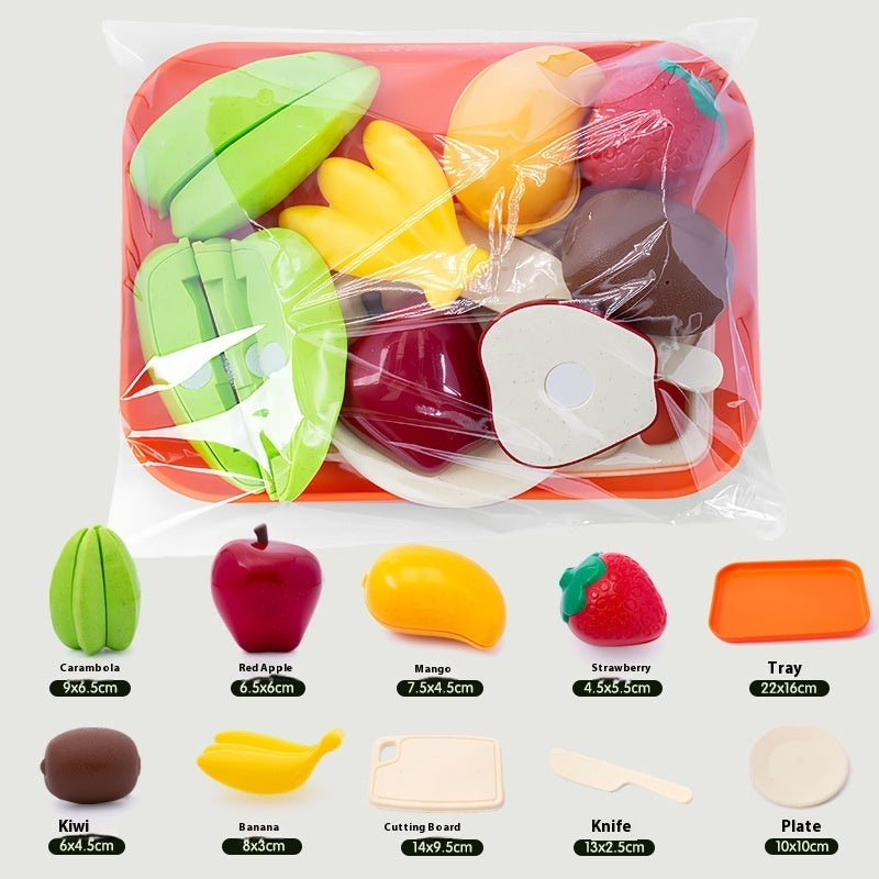 Children Play House Emulational Fruit Slicer Educational Toys 🇨🇳