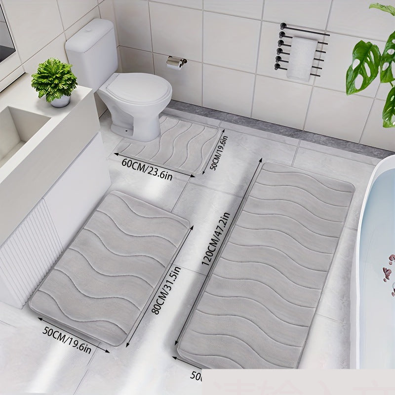 Bathroom Non-slip Mat Foot Mats Absorbent Floor Mat 🇨🇳