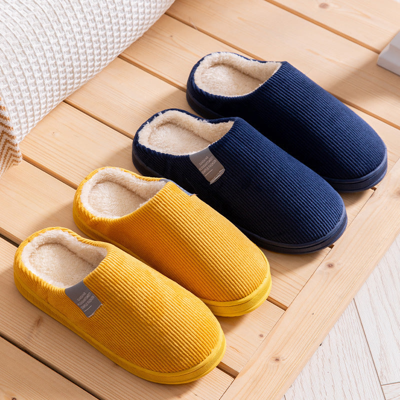 Vertical Strips For Men And Women Couple Indoor Slippers 🇨🇳