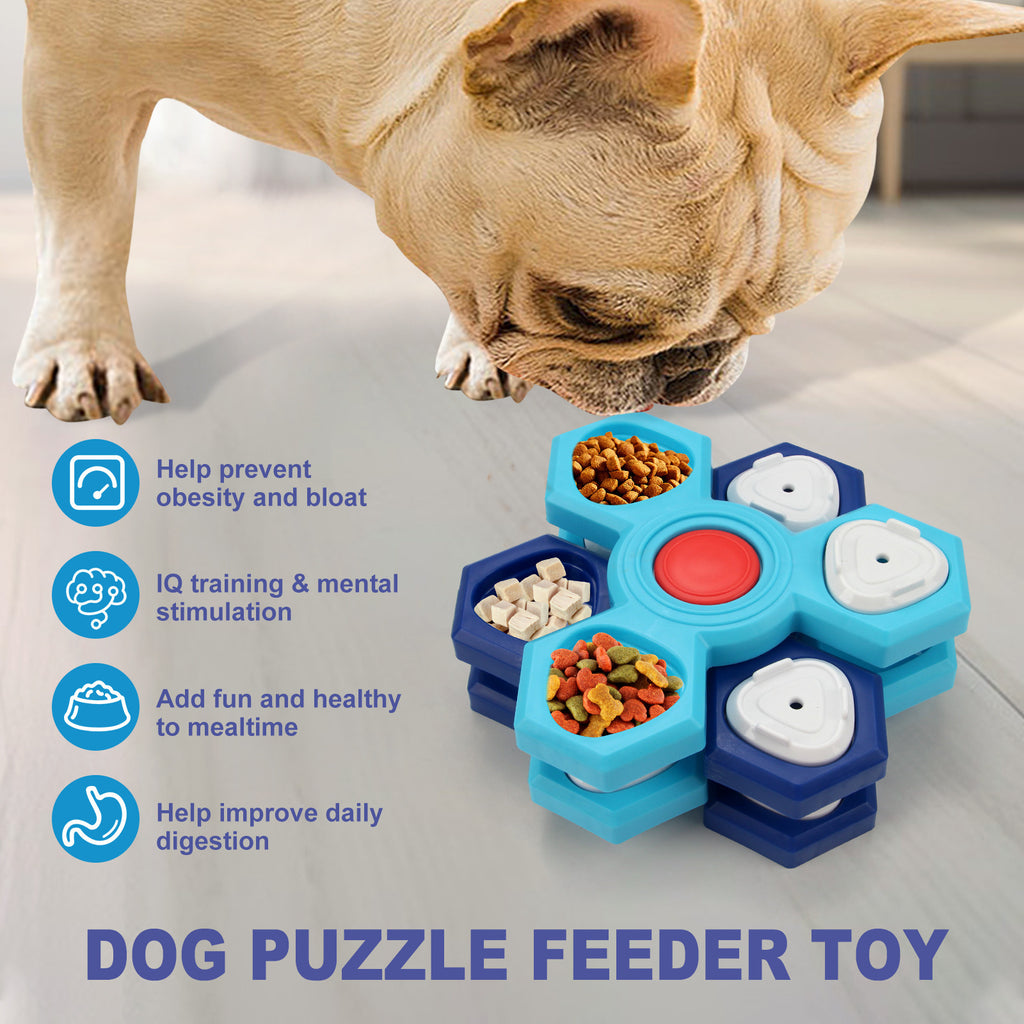 4 Layers Slow Feeder Puzzle Dog Bowls Assemble Slow Eating Bowl For Dogs Non-slip Interactive Dog Puzzle Game Slow Bowl Pet Products 🇨🇳