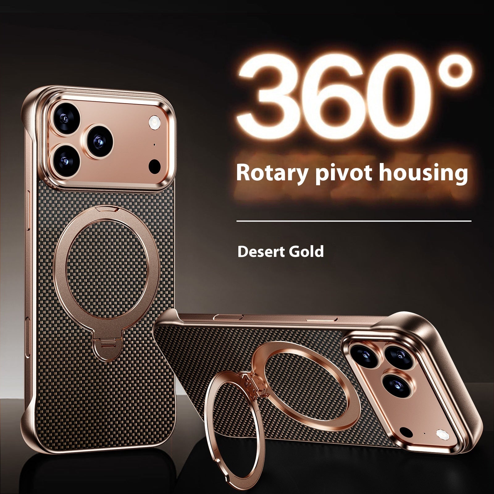 Suitable For 171615Promax Aramid Fiber  Bracket Frameless Phone Case 🇨🇳