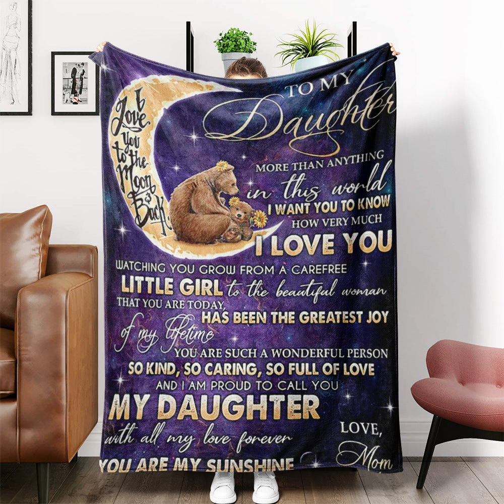Envelope Blanket Sofa Blanket Airable Cover Message Letter  Flannel 🇨🇳