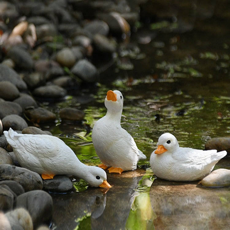 Pool Duck Resin Decorations Outdoor Garden Landscape 🇨🇳