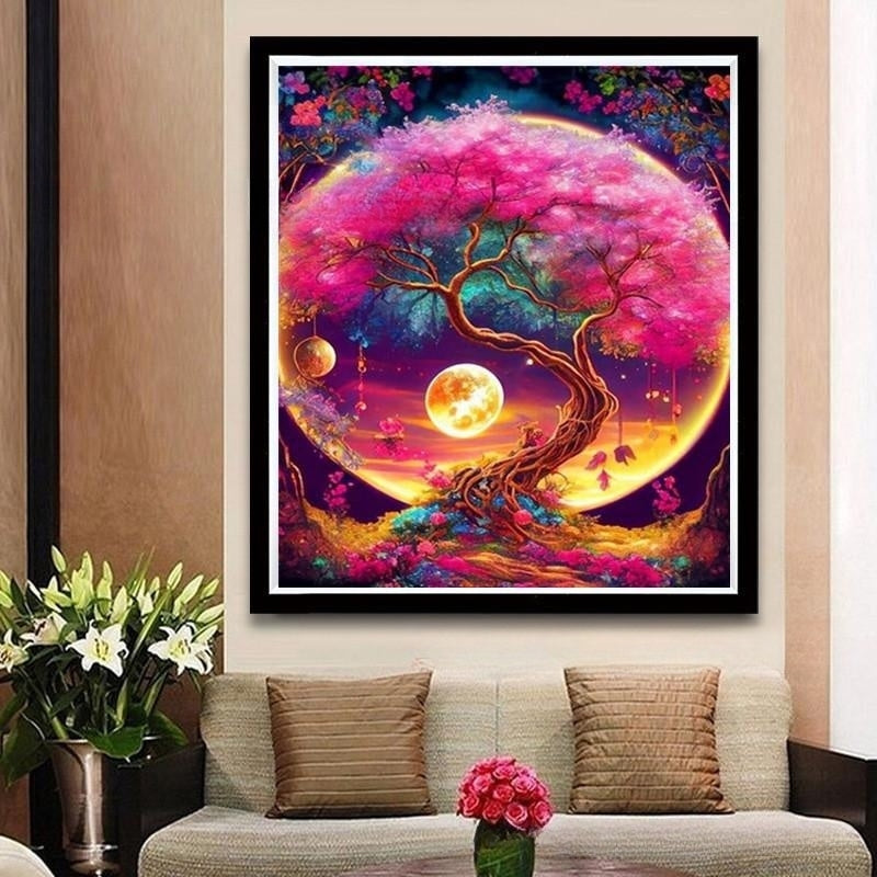 Diy Full Diamond Cross Stitch Living Room Decorative Painting 🇨🇳