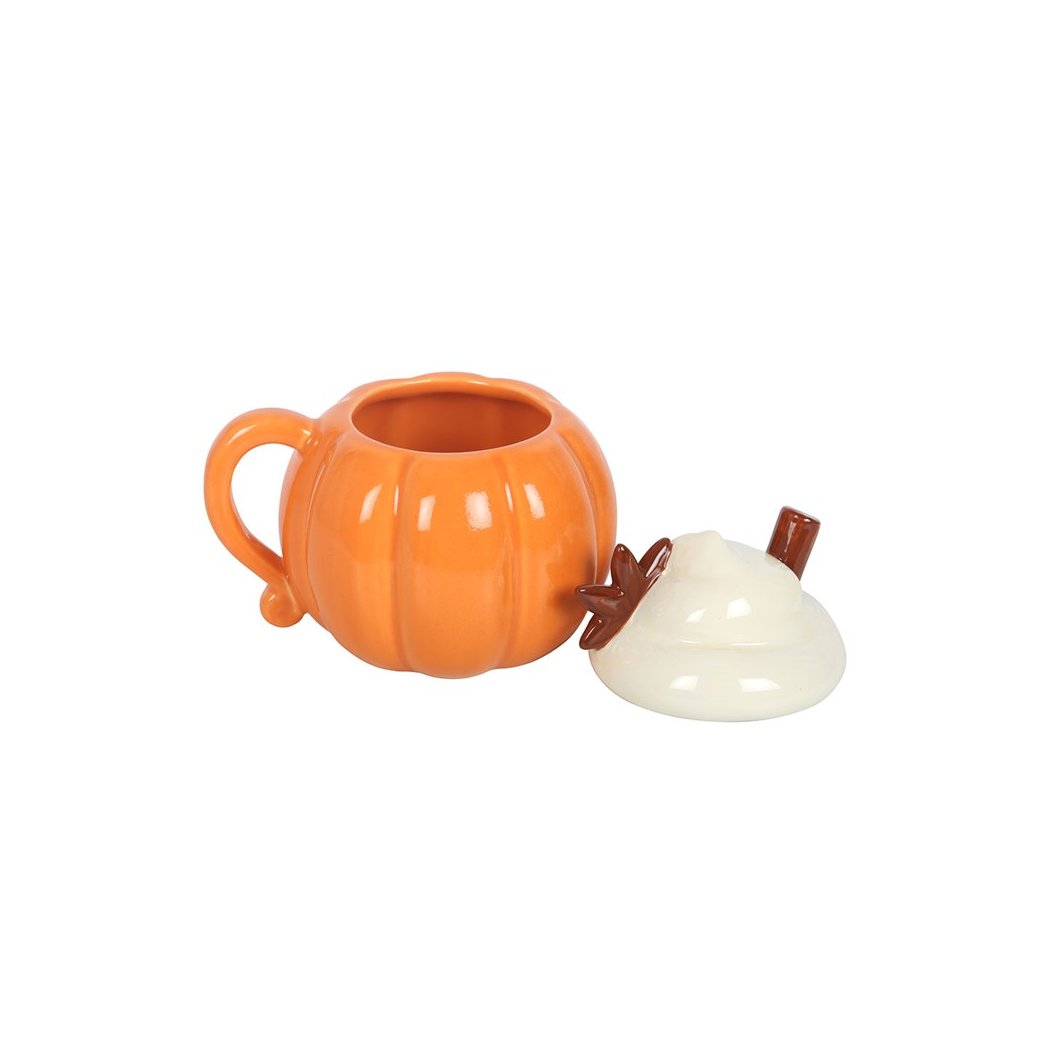 Pumpkin Cream Lidded Mug 🇬🇧