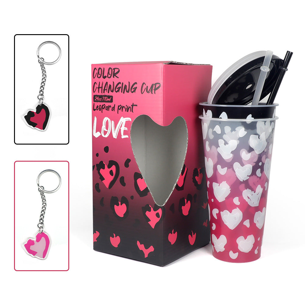 New Heart Plastic Sippy Cup 🇨🇳