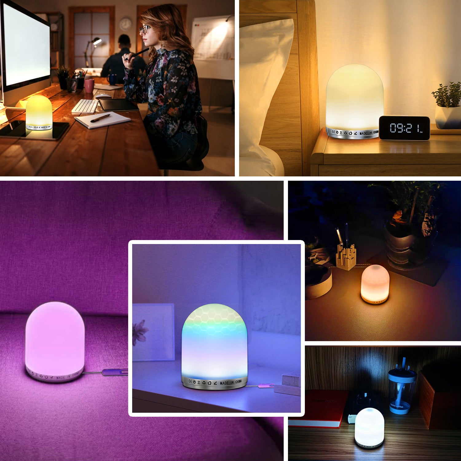 With Remote Control RGB Night Light LED Colorful Color Changing Multi-function 🇨🇳