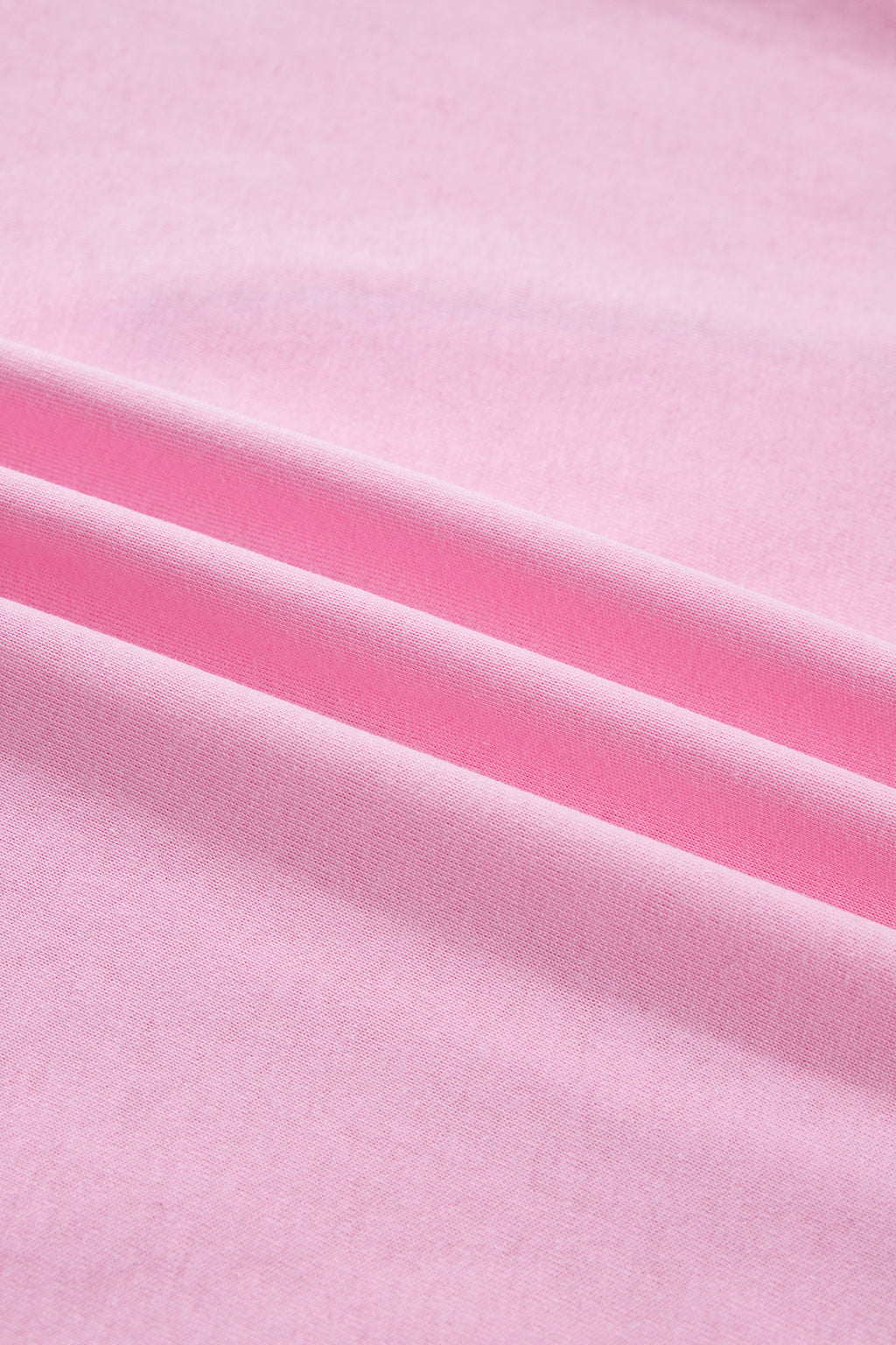 Pink Leopard Bow Embroidered Cotton Round Neck T Shirt 🇺🇸