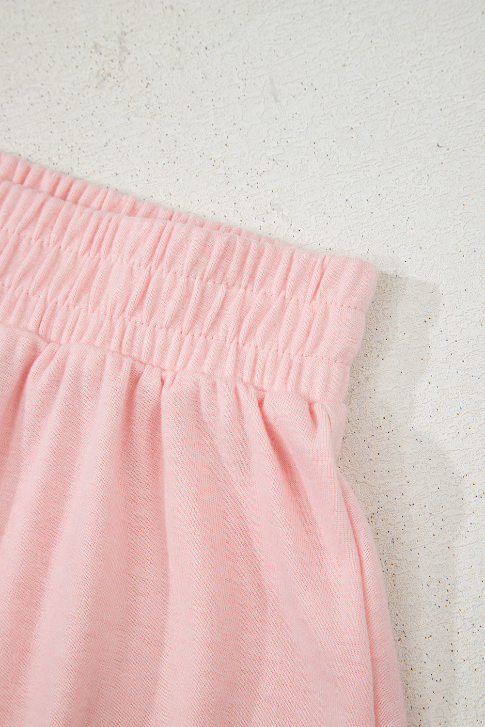 Light Pink 3 Pcs Crop Tank Top Shorts with Cardigan Lounge Set 🇨🇳