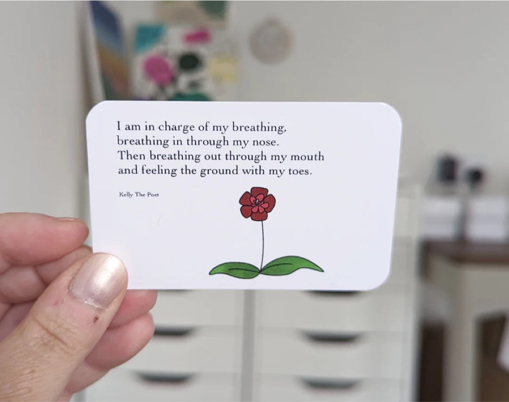 Pocket Poem Healing Card For Anxiety Relief 🇨🇳