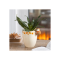 Autumn Plant Pot with Hedgehog 🇬🇧
