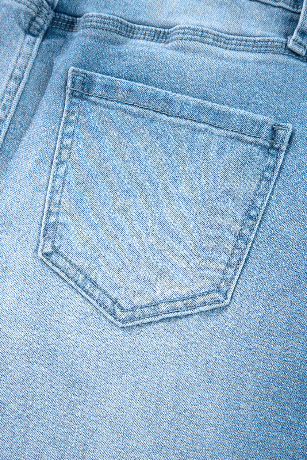 Myosotis High Rise Shift Slit Leg Straight Jeans 🇨🇳