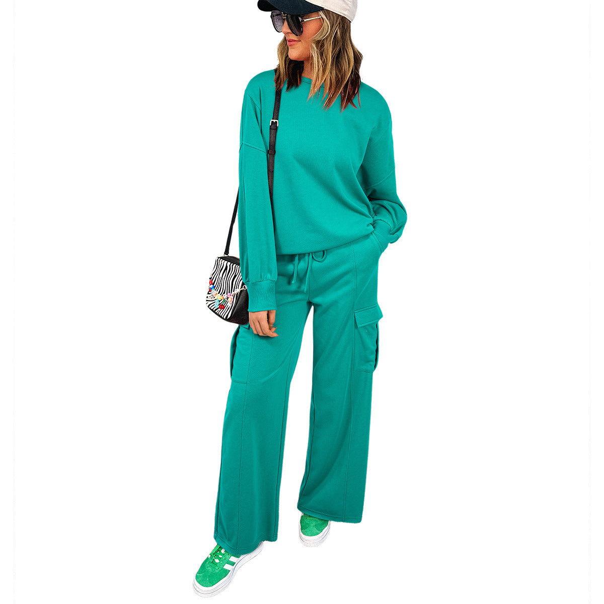 Long Sleeve Casual trousers and Sweatshirt Two-piece Set 🇨🇳