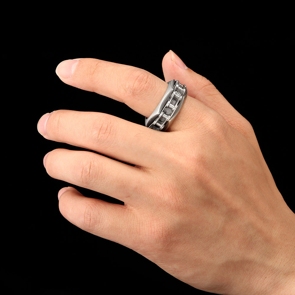 Chain Turning Ring Decompression Anti-Anxiety Ring 🇨🇳