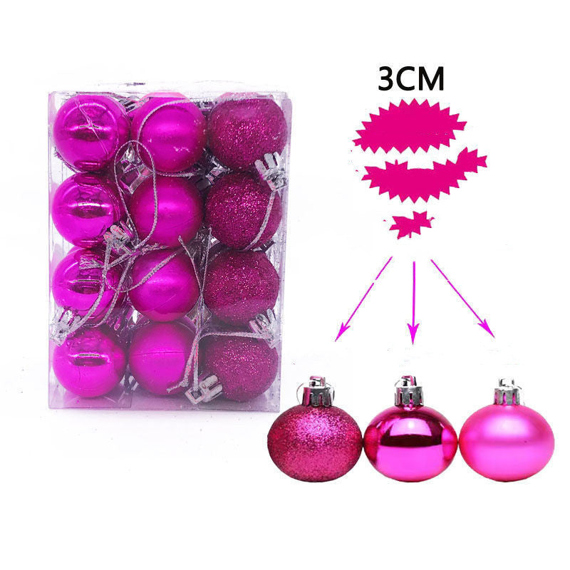 3cm Festive Christmas Ball Blow Molding Electroplating Ball 🇨🇳