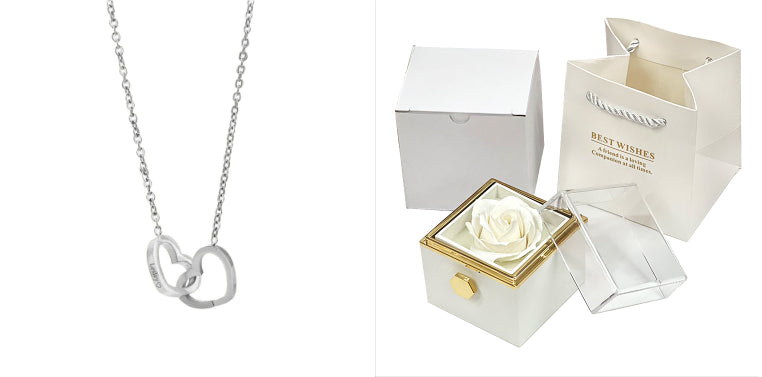 Rotating Soap Flower Rose Gift Box Creative Rotating Rose Jewelry Packaging Box 🇨🇳