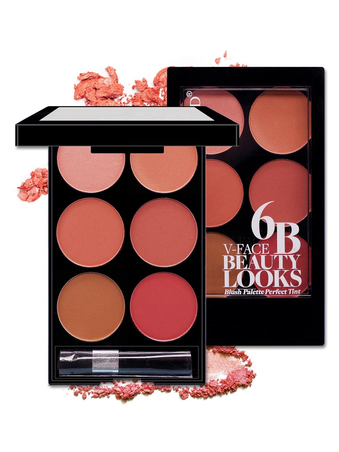 Make-up Multi-color Boutique Domestic Product Six-color Blush Repair Makeup 🇨🇳