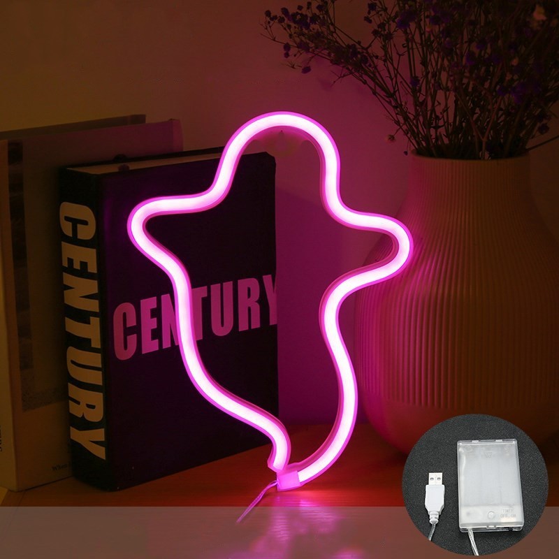Halloween Ghost Neon Home Creative Modeling Lamp 🇨🇳