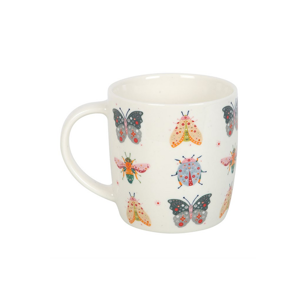 Floral Bug Print Mug 🇬🇧