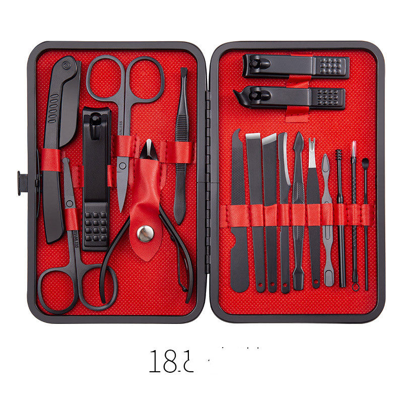 Professional Scissors Nail Clippers Set Ear Spoon Dead Skin Pliers Nail Cutting Pliers Pedicure Knife Nail Groove Trimmers 🇨🇳