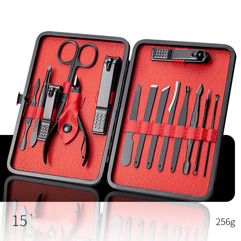 Professional Scissors Nail Clippers Set Ear Spoon Dead Skin Pliers Nail Cutting Pliers Pedicure Knife Nail Groove Trimmers 🇨🇳