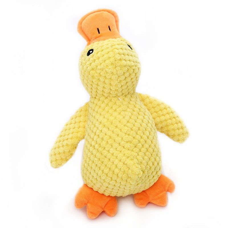 Best Pet Supplies Dog Toys For Small Medium And Large Breeds Cute No-Stuffed And Stuffed Duck With Soft Squeaky Fun For Indoor Puppies And Premium Puppies Plush No Mess Chewing And Playing 🇨🇳