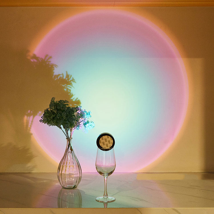 Led Lights Wireless Closet Kitchen Lights Under Furniture Battery Powered Sunset Nightlight Wall Lamp Bedroom Decoration Cabinet 🇨🇳