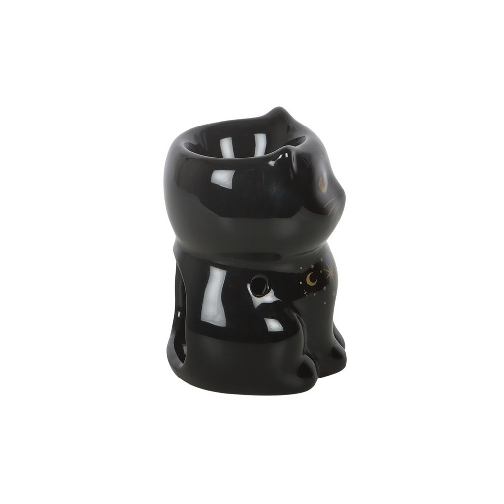 Black Cat Magick Oil Burner 🇬🇧