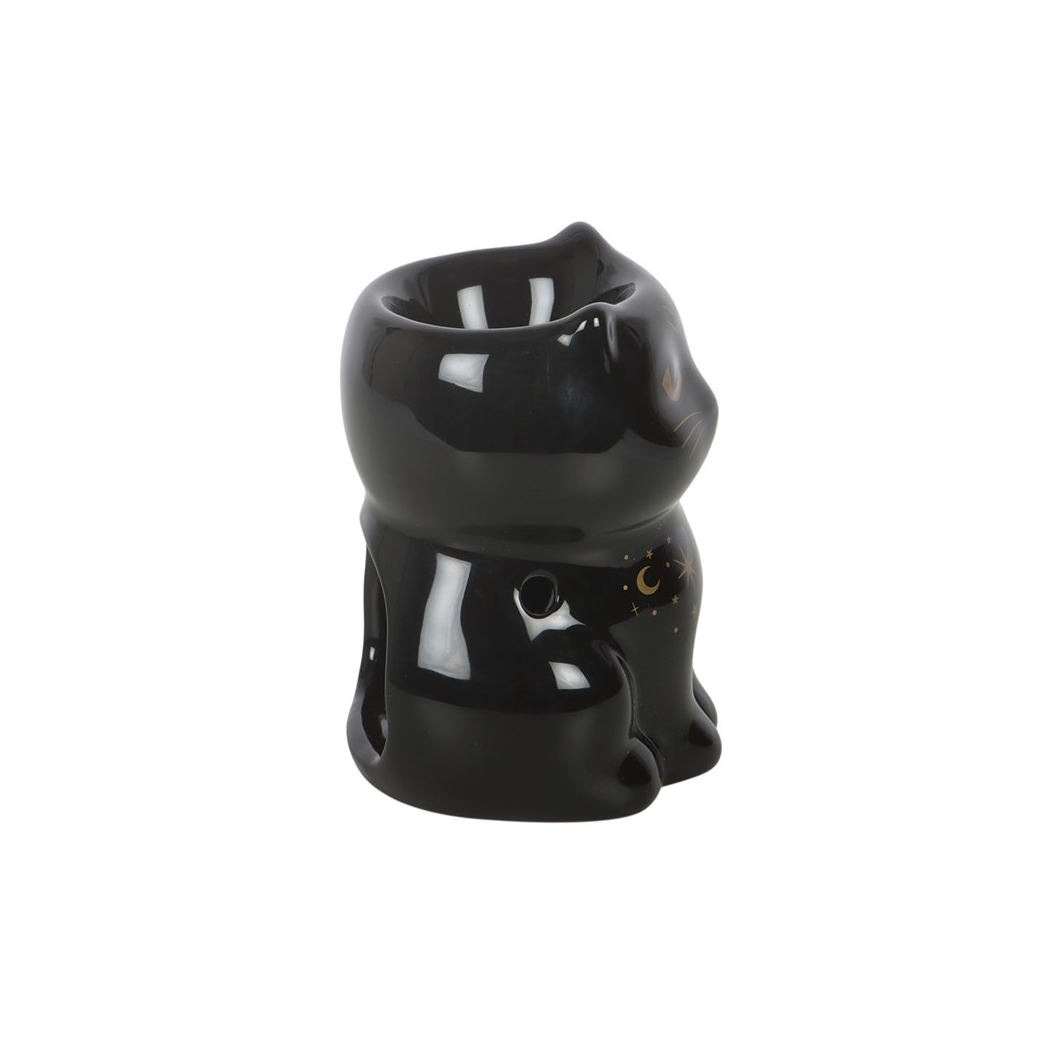 Black Cat Magick Oil Burner 🇬🇧