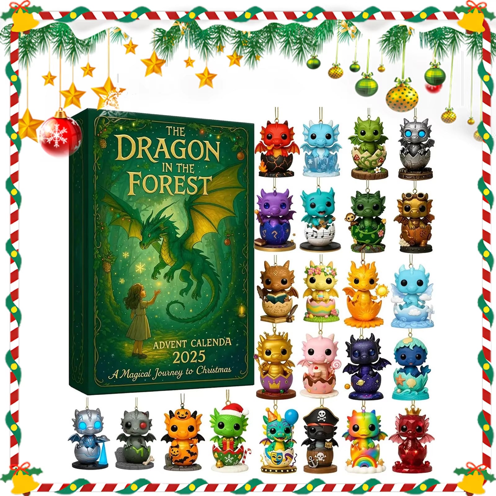 Forest Dragon Advent Calendar Christmas Gift 🇨🇳