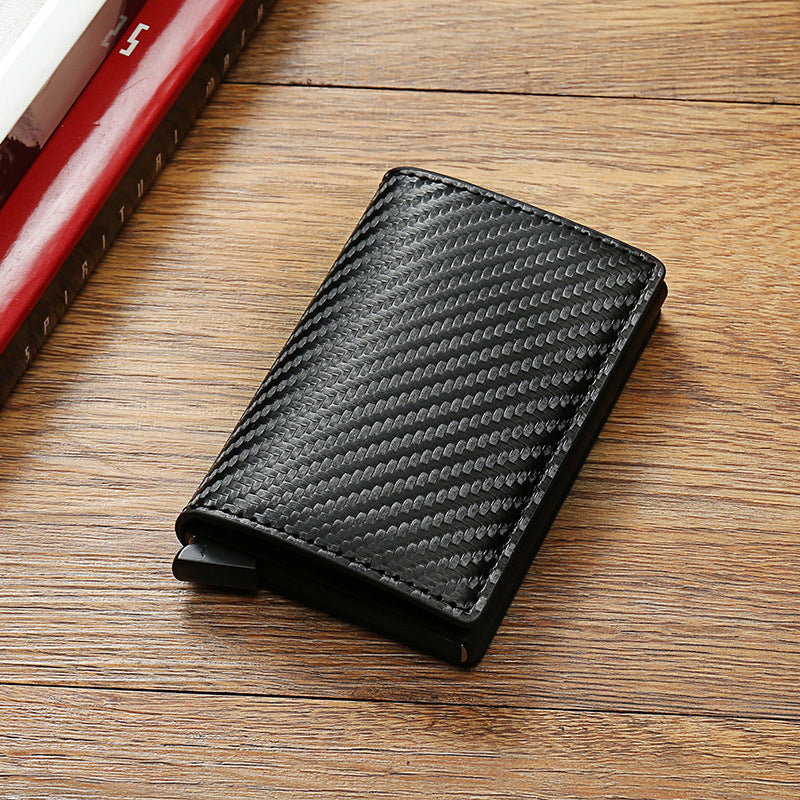 RFID Carbon Fiber Men's Wallet Aluminum Alloy 🇨🇳