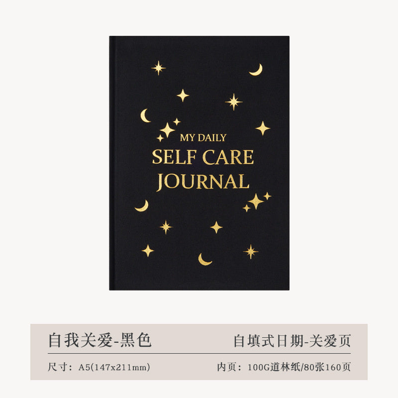 Thanksgiving Diary Happy Self-care Diary Boy English Version A5 Notebook Cloth Book  🇨🇳