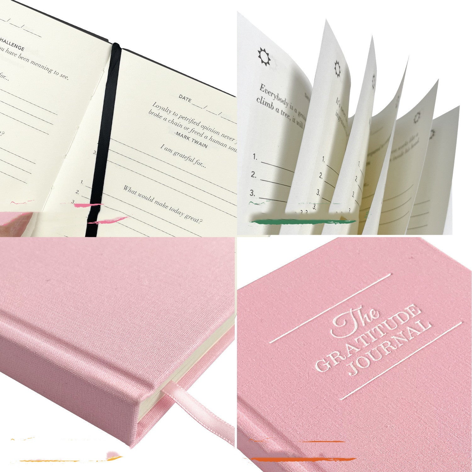 Gratitude Journal Think Notebook Diary Planner Agenda 🇨🇳
