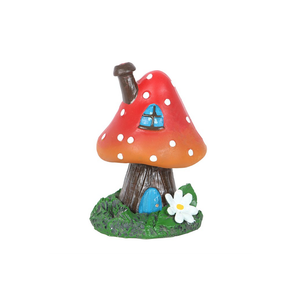 Red Smoking Toadstool Incense Cone Holder 🇬🇧