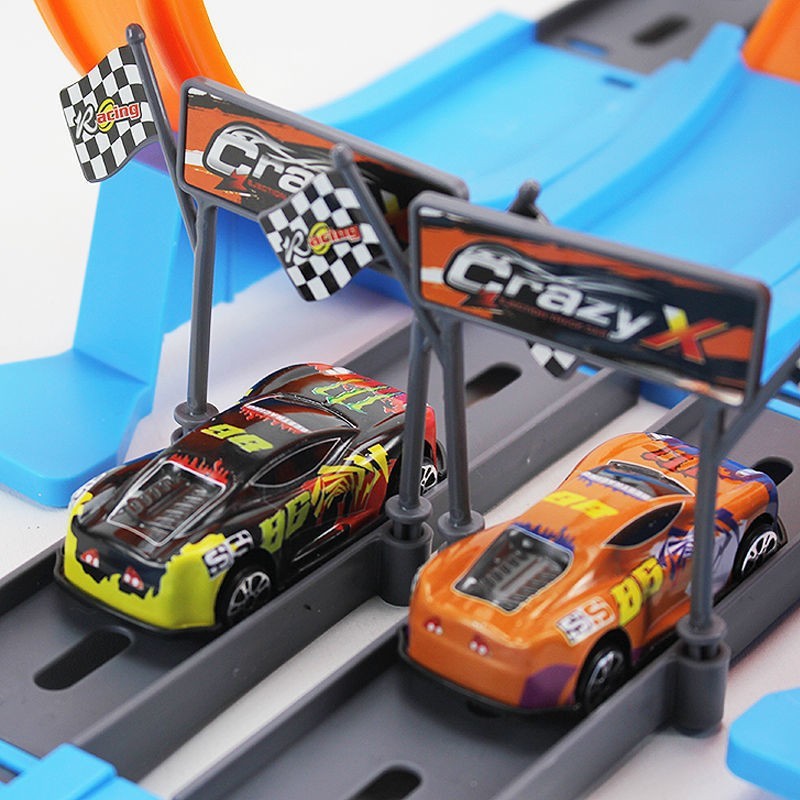 Alloy Racing Track Catapult Car Boy Car Track Kids Toy 🇨🇳